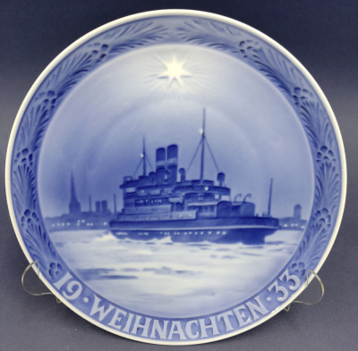 Тарелка "Рождество, 1933 год". 