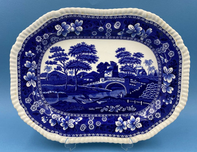 Поднос и тарелка "Copeland Spode'S Tower", England.