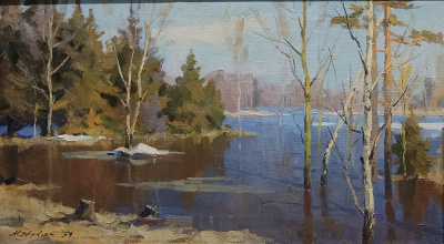 А. С. Ставровский "Разлив", 1959 г.
