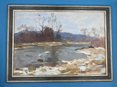 Крапивенцева Н.А. "Горный ручей. Горячий ключ".2008 г.