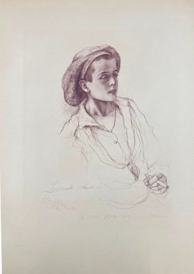 Capri von C.W.Allers. 53 факсимиле и 9 акварельных гравюр.