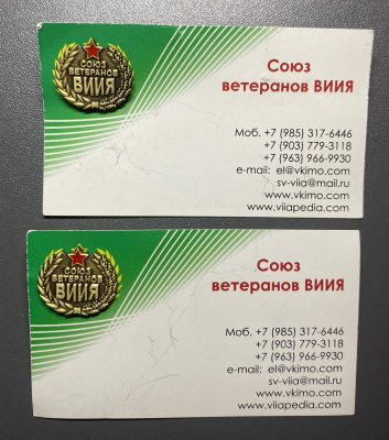 Знаки "Союз ветеранов ВИИЯ".