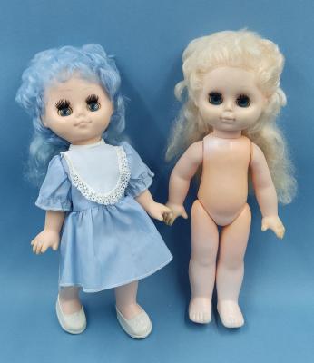 Куклы "Мальвина и Ксюша". Московская фабрика Сувенирных и подарочных игрушек.  