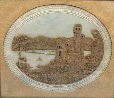 Панно "Италия озеро Гарда", 1900 г.