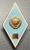 Знак (ромб) "Об окончании Педагогического Института" СССР.